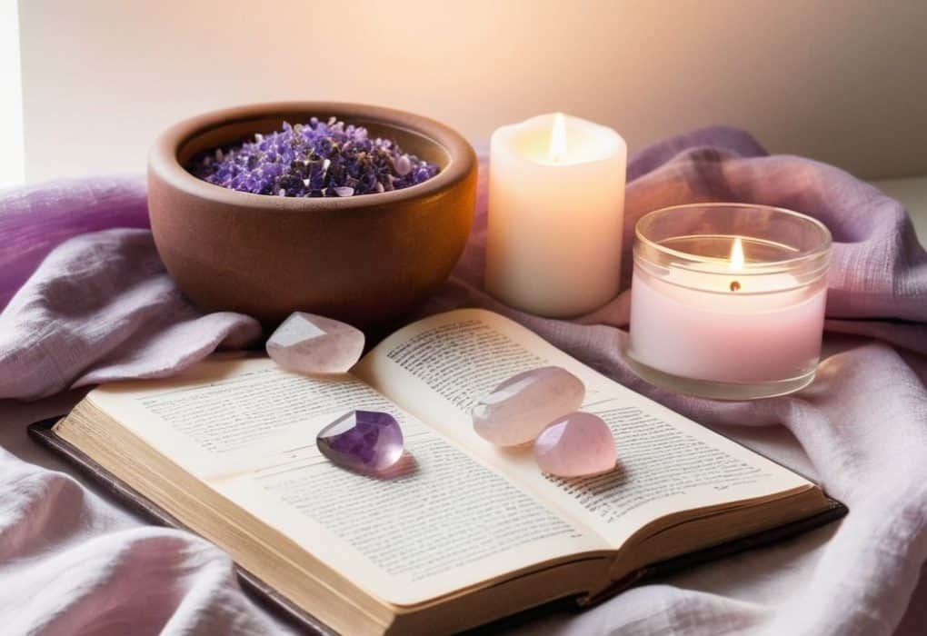Using crystals for emotional balance therapy