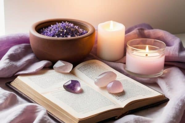 Using crystals for emotional balance therapy