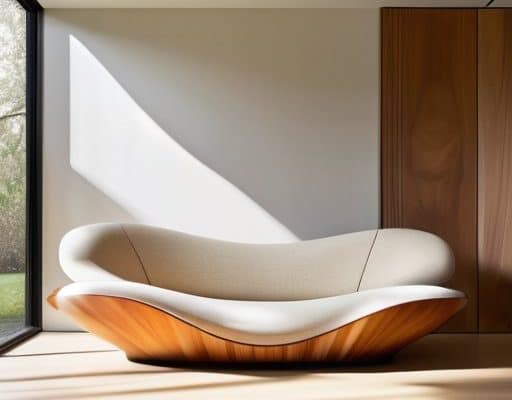 Biomorphic furniture ergonomics: sleek living shapes
