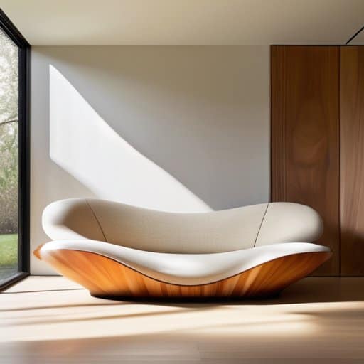 Biomorphic furniture ergonomics: sleek living shapes