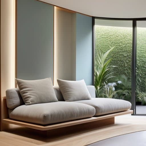 Neuro-architecture for calm serene peaceful space