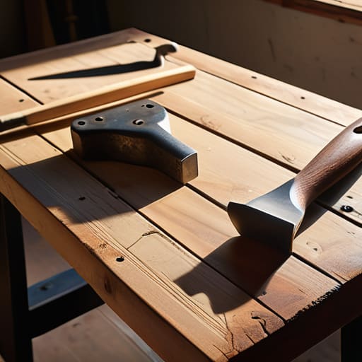 Making a workbench from a door.
